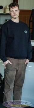 JBRC Crew Neck Sweatshirt - Black/Burgandy