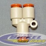 Tube Union "Y" 1/4